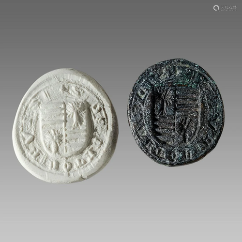 Spain, Bronze Seal Matrix c.13th-14th century AD.