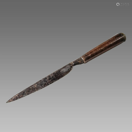 England, Table Knife with wooden handle c.17th centry