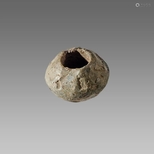 Ancient Mesopotemia lead Spindle Whorl c.I-II