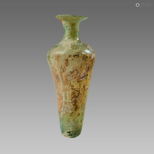 Ancient Roman Glass Bottle c.2nd-4th century AD.