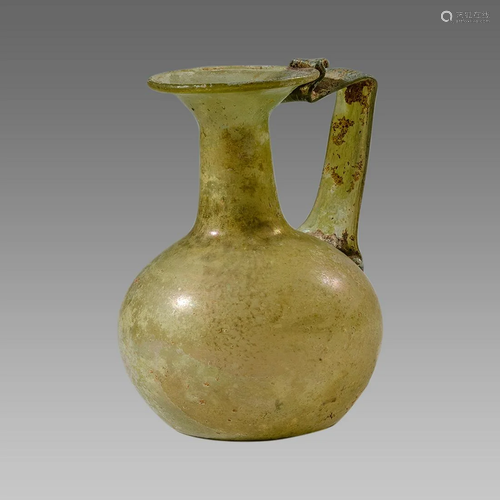 Ancient Roman Glass Jug c.2nd-4th century AD.