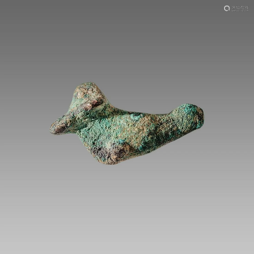 Ancient Holy Land Bronze Bird Figurine Bronze Age