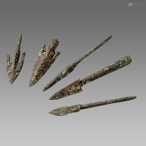 Ancient China, Bronze Arrow heads.