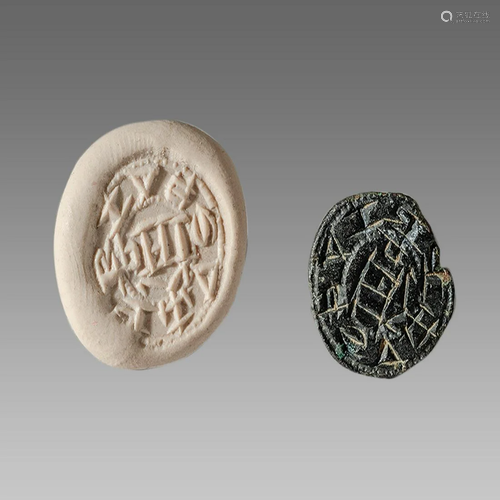 England, Bronze Seal Matrix c.13th-14th century AD.