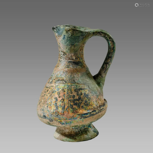 Islamic Persian Kashan Ceramic Jug c.14th century AD.