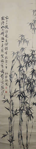 A Zheng banqiao's bamboo painting