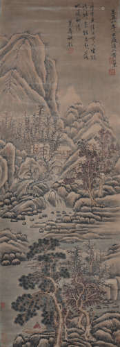 A Huang gongwang's landscape painting(without frame)