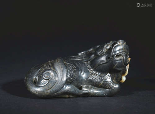 A jade 'beast' ornament