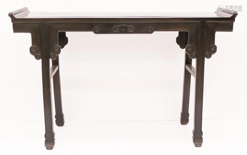 Chinese Qing Rosewood Small Altar Table