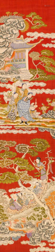 Chinese Qing Kesi Silk Embroidered Scroll