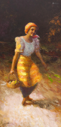 Victoria Rivera ''Philippines Woman'' 2003 Oil