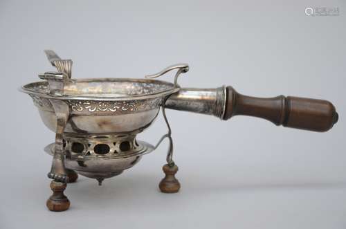 A silver brazier, Valenciennes 1755 (14x17cm) (*)