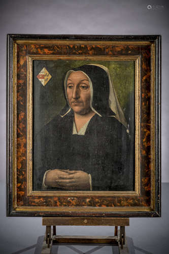 Anonymous (16th century): painting (o/p) 'portrait of a lady' (42x33 cm)