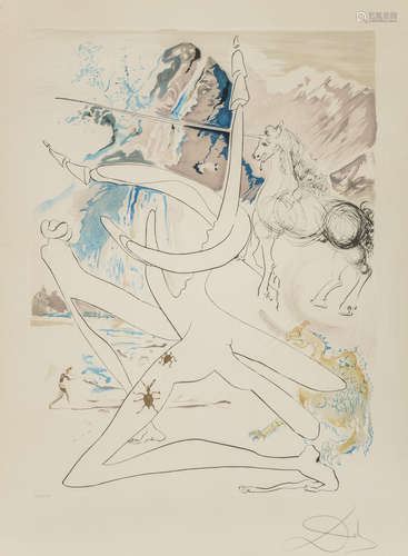 Salvador Dali: litho (90x67 cm)