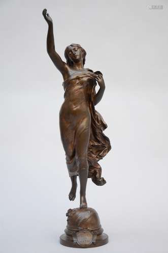 Gaudez A.: bronze sculpture 'étoile du matin' (71 cm)