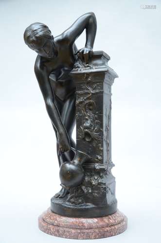 Bayard de la Vingtrie: bronze statue 'the source' (78 cm)