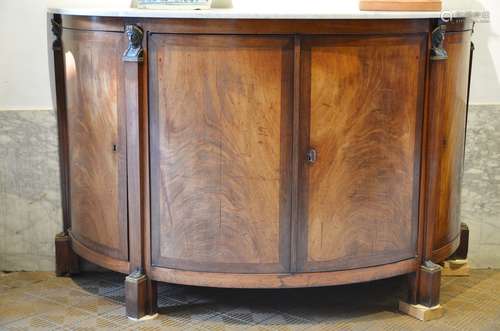 A mahogany cupboard, Empire (98x160x69 cm)