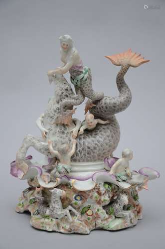 A porcelain sculpture 'Neptunus' (35 cm)