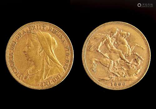 GOLD COIN. SOVEREIGN 1896 Condition report