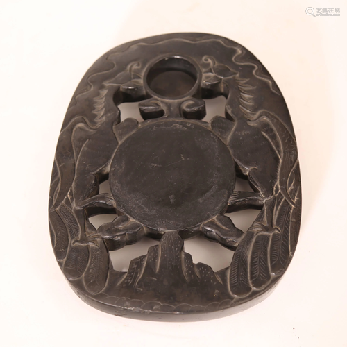 The 18th century phoenix inkstone