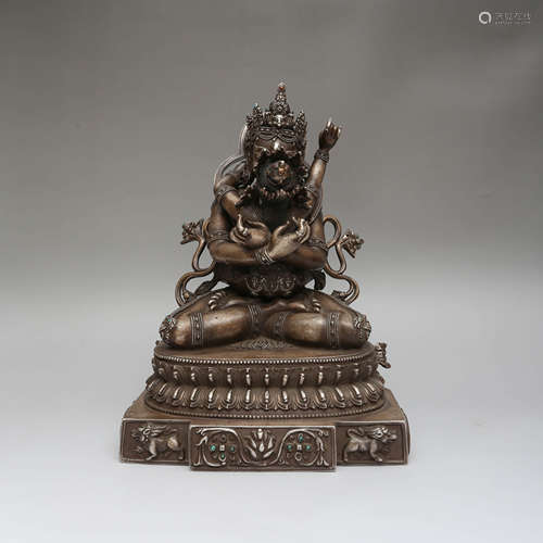 An Alloy Statue of Happy Buddha