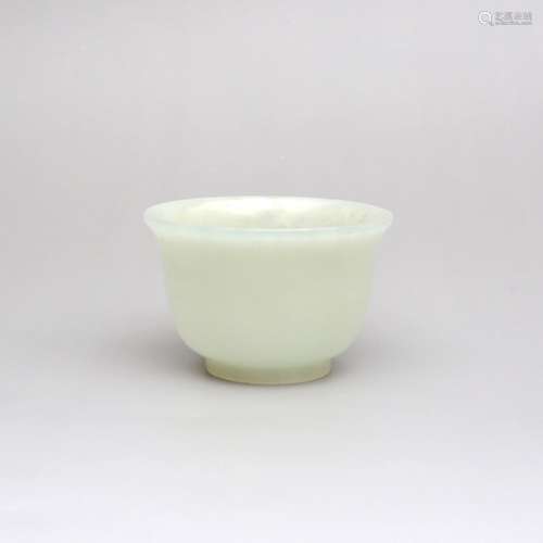 A White Jade Drinking Vessel