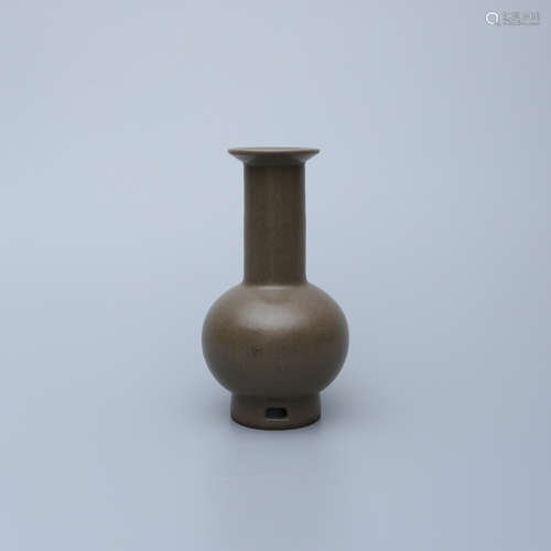 A Longquan Kiln Porcelain Long Neck Vase