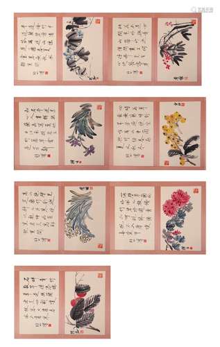 A Chinese Painting Album, Xu Beihong and Qi Baishi Mark