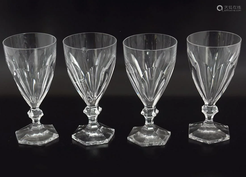 4 WINE GLASSES