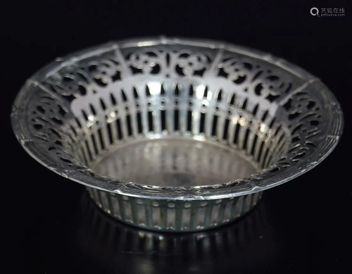 SILVER BONBON DISH