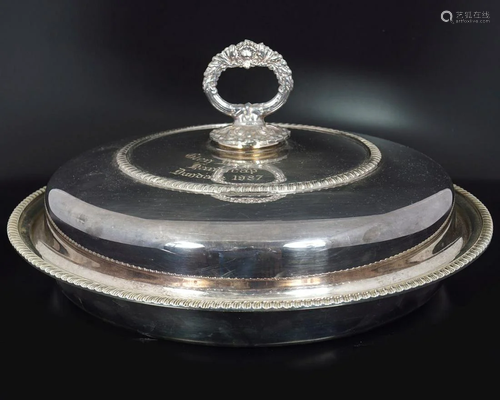 SHEFFIELD SILVER PLATED ENTRÃ‰E DISH