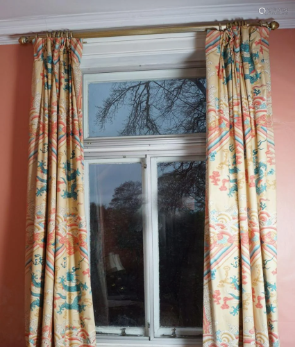 PAIR OF CURTAINS