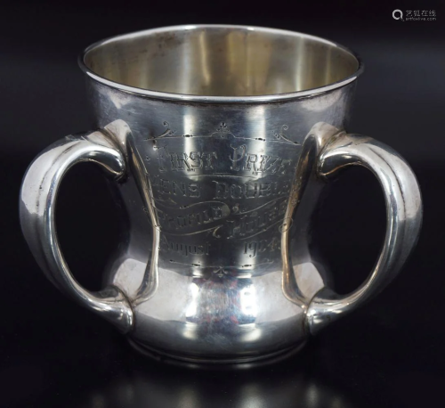 STERLING SILVER TROPHY CUP