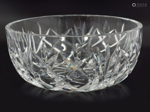 HEAVY CRYSTAL FRUIT BOWL