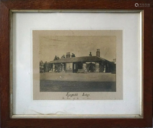EARLY PHOTO OF EYREFIELD LODGE