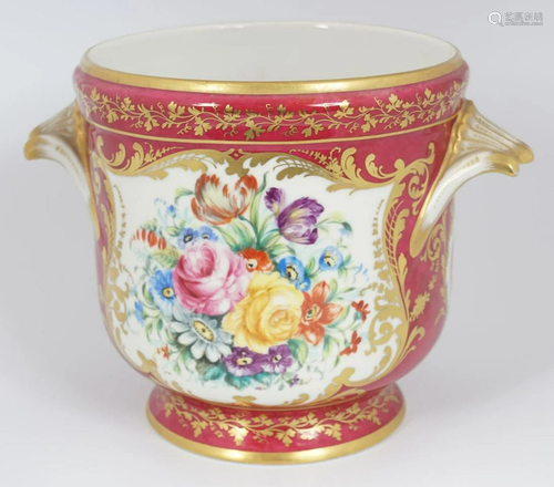 19TH-CENTURY PARIS PORCELAIN JARDINIERE