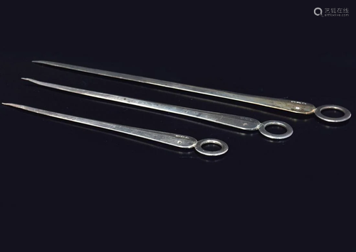 3 SILVER SKEWERS