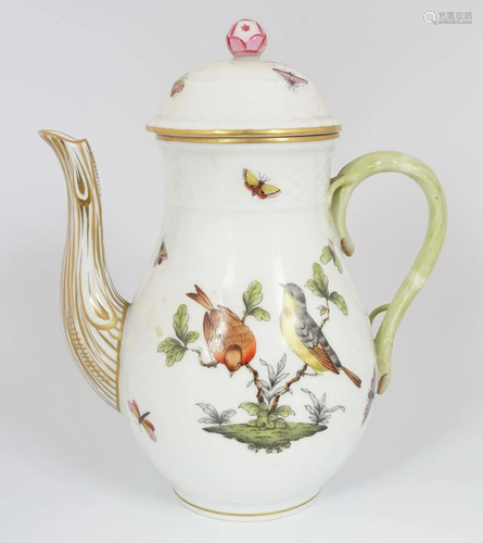 HEREND ROTHSCHILD PORCELAIN TEAPOT