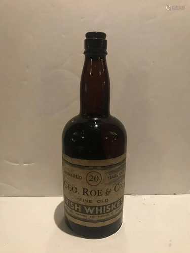 EARLY 19TH CENTURY GEORGE ROE WHISKEY 20 YO