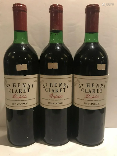 ST. HENRI SHIRAZ PENFOLDS 1988 AUSTRALIA