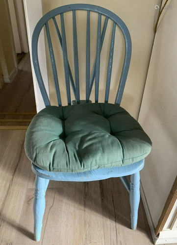 PAINTED PINE KITCHEN CHAIR