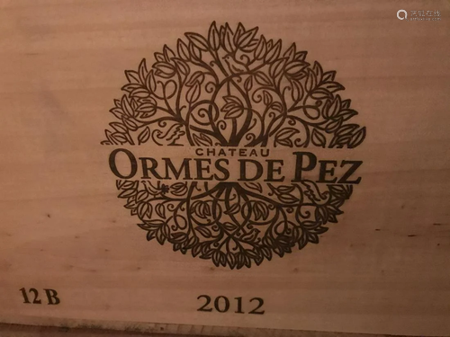 CHATEAU LES ORMES DE PEZ 2012 BORDEAUX