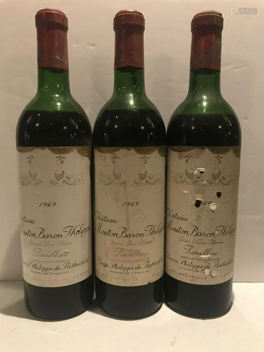 MOUTON BARON PHILIPPE 1969 BORDEAUX