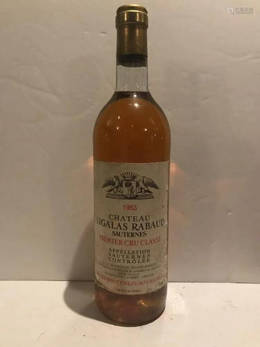 CHATEAU SIGLAS RABAUD 1983 BORDEAUX