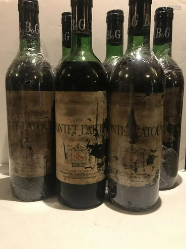 CHATEAU PONTET LATOUR 1974 BORDEAUX