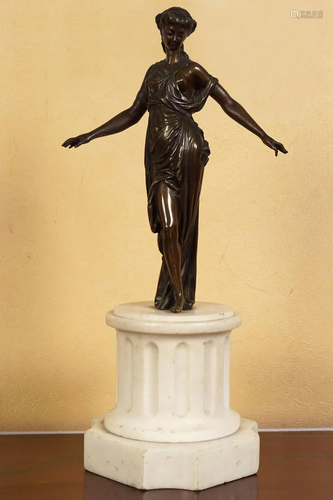 19TH-CENTURY BRONZE SCULPTURE