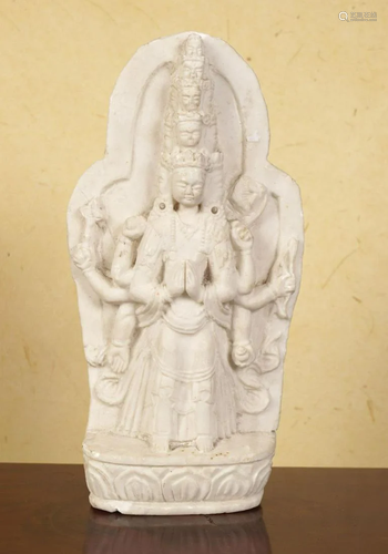 EARLY INDIAN MARBLE TEMPLE SHRINE