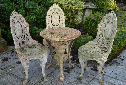 VICTORIAN CAST IRON TABLE