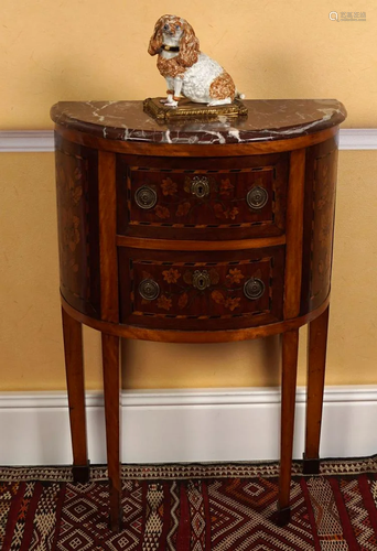 19TH-CENTURY KINGWOOD AND MARQUETRY CHEST