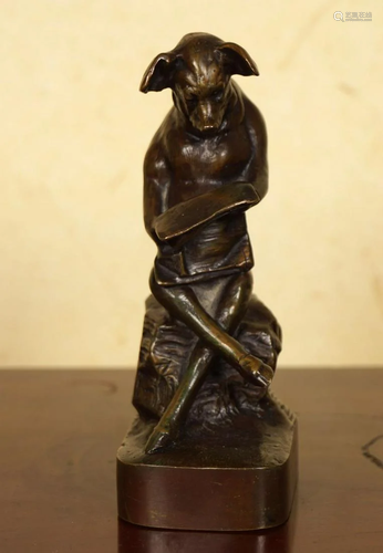 19TH-CENTURY BRONZE SCULPTURE